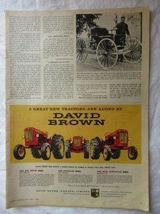 1962 Print AD David Brown 990 950 880 Tractor 10X8" - Picture 1 of 1