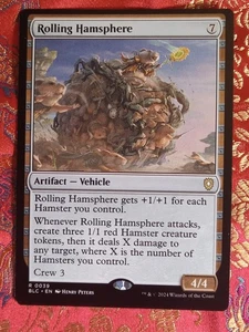 Rolling Hamsphere Bloomburrow Commander Magic The Gathering MTG card - Picture 1 of 1