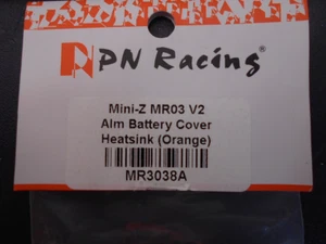 PN Racing Part No MR3038A MR03 V2 Batt cover heatsink Mini Z Atomic GL Racing - Picture 1 of 2