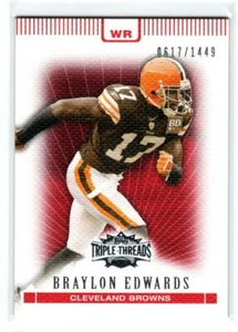 2007 Topps Triple Threads #70 Braylon Edwards /1449 (ref 214121) - Picture 1 of 1