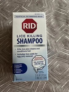 RID Lice Killing Shampoo w/ Comb Proven & Effective Lice Treatment 2oz Exp 01/27 - Picture 1 of 5