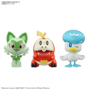 Pokemon Modèle Kit Collection Rapide 18+19+20 Sprigatito & Quaxly & Fuecoco 3Set - Photo 1/3