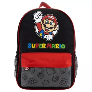 Boys Super Mario Backpack | Gaming School Bag | Super Mario Bros Bag For Boys - Picture 1 of 9