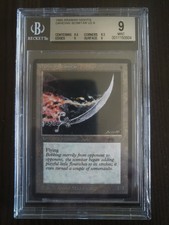 MTG Arabian Nights Dancing Scimitar BGS 9  Quad ++