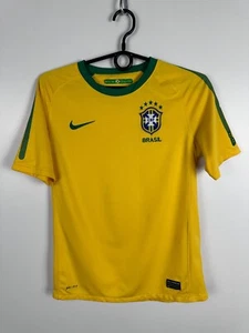 Brazil 2010 2011 Home Football Shirt Soccer Jersey Youth Size L - Picture 1 of 9
