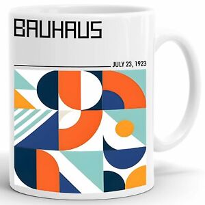 Bauhaus Coffee Mug Abstract Lines Geometric Japan Nordic Modern Coffee Mug 1