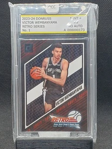 Victor Wembanyama 2023 Panini Donruss Retro Series #1 MINT 9!!! - Picture 1 of 4