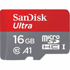 SanDisk Ultra 16 GB Micro SD Class 10 microSDHC Memory Card - SDSQUAR-016G-GN6MA