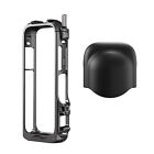 Aluminum Housing Frame Cage with Silicone Lens Cap for Insta360 X4 Accessories