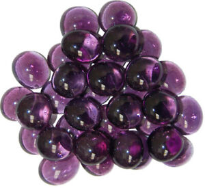 Chessex 01127: Crystal Purple Glass Stones in 5.5` Tube (40)