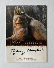 The Hobbit An Unexpected Journey Auto A15 Barry Humphries As The Great Goblin.