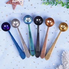 Two-in-one Stainless Steel Coffee Spoon Sealing Clip Kitchen Gold Accessorie Ev