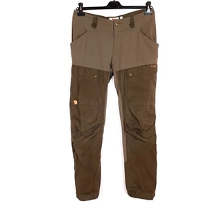 FJALLRAVEN G-1000 KEB Women Trousers Size 42 (W32 L32) Outdoor Khaki Green - Picture 1 of 14