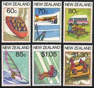 New Zealand 1987 Tourism High Values set of 6. Immaculate MNH • FREE POST - Bild 1 von 1