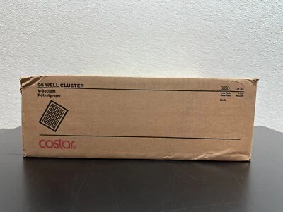 Corning Cat No 3896 Costar Assay Plate 96 Well V-Bottom No Lid Case - Image 1 of 4