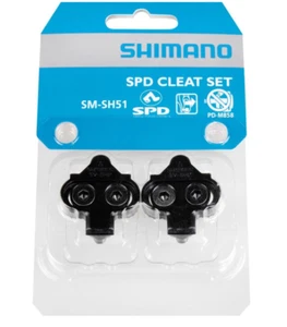 Shimano SPD Cleat Set - Black Single Release (SM-SH51) - original packaging - Picture 1 of 4