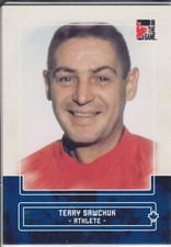 #90 TERRY SAWCHUK  2011 Canadiana "In The Game" Sapphire 1/50 DETROIT RED WINGS