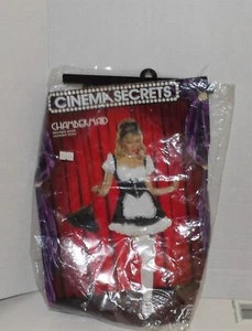 CINEMA SECRETS CHAMBERMAID 3PC. COSTUME DRESS & GARTER ( SZ:XS-2/4) - Picture 1 of 7