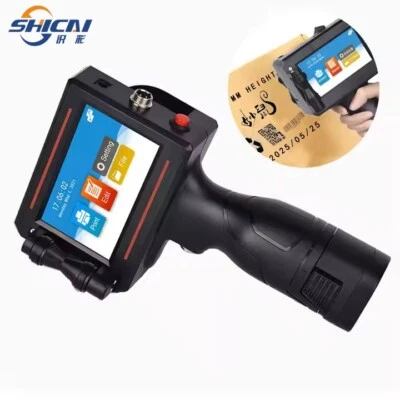 Language Inkjet Printer Production Plastic Carton Hand Jet Handheld Thermal - Image 1 of 4