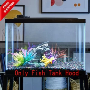 20 Gallon Fish Tank Hood Aquarium Starter Kit with LED Light Glass US - Picture 1 of 6