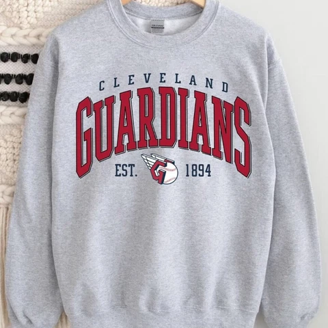 Cleveland Guardians EST 1894 Vintage Styled Unisex Sweatshrit Gift Fan S-3XL Cover