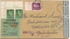 Plate Imprint Margin Stamps Post Postes Customs Label To Czechoslovakia, Canada