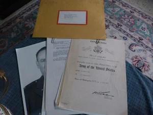1940' - 60's US ARMY LETTERS OF SERVICE & APPRECIATION + Photo LC H.C. Needles - Picture 1 of 12
