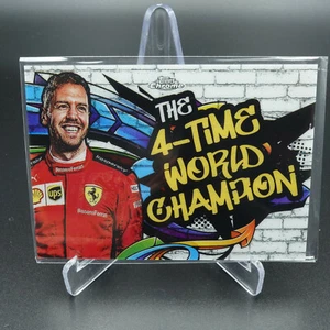 2020 TOPPS CHROME FORMULA 1 F1 SEBASTIAN VETTEL TRACK TAGS INSERT CARD NM - Picture 1 of 2