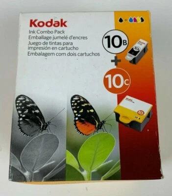 Kodak Ink Combo Pack 10B & 10C All-in-One Inkjet Printers NEW  - Image 1 of 3