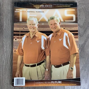 2008 Official Texas Football Yearbook UT Longhorns - Fire And Ice - Picture 1 of 9