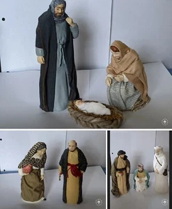 8 Stck. Lot Vintage 1992 Hestia Gefährten Heilige Familie 3 Weise Männer & Wirtsleute - Bild 1 von 6