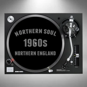 1 Pair of Northern Soul 1960s 12" DJ Slipmats Northern England UK Twisted Wheel - Picture 1 of 1