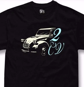 Camiseta Clásica para 2CV Fans Francesa Vintage Camiseta - Imagen 1 de 8