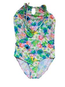 SALE Joe Boxer Girls Flowered Swimsuit Swimwear - Picture 1 of 4