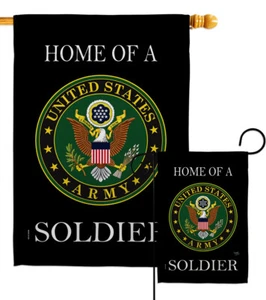 Home of Army Soldat Garten Flagge Bundeswehr Deko Geschenk Hof Haus Banner - Bild 1 von 13