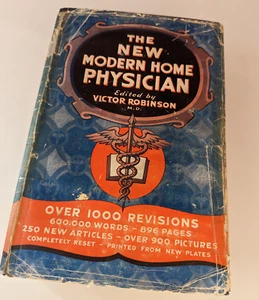 The New Modern Home Physician 1948 Victor Robinson PhC MD Medical Reference W/DJ - Picture 1 of 3