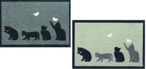 Quality Cat Design Door Mat Washable Hard Wearing Anti-Slip Stain Resistant - Picture 1 of 5