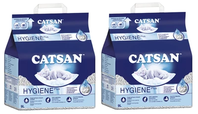 CATSAN® Hygiene Plus Katzenstreu 2 x 9l