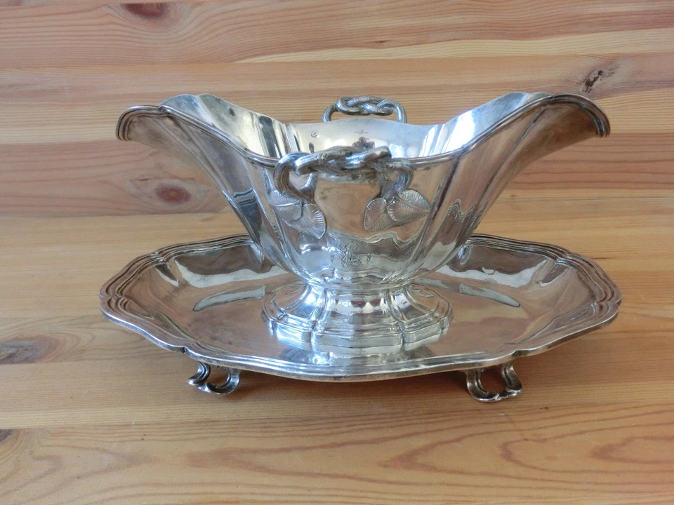 GRANDE SAUCIERE ARGENT MASSIF POINCON MINERVE - Photo 1/4