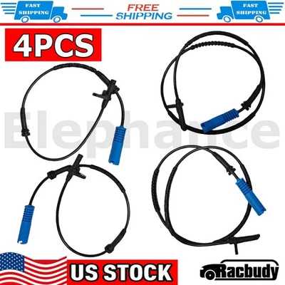4* ABS Speed Sensors Front & Rear L+R for BMW 330XI 325XI 328XI 335XI 2006-2013 Foto 1 de 4