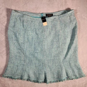 Lane Bryant Rock Damen Größe 24 Grün Tweed Fransen Knielang Gefüttert Bleistift Neu mit Etikett - Bild 1 von 12