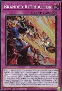 YuGiOh Branded Retribution SDAZ-EN032 Super Rare Englisch Neu 1st - Bild 1 von 2