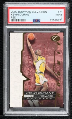 Bowman Elevation Rookie Red 2007-08/49 Kevin Durant #71 PSA 9 como nuevo novato radiocontrol Foto 1 de 2