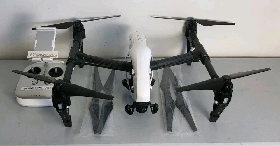 DJI Inspire 1 V2 Pro Drone - Upgraded Gimbal, Spare Blades, Controller & Battery - Image 1 of 4