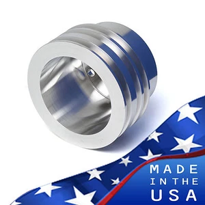 Small Block Ford Crankshaft Pulley 289 302 V-Belt SBF Crank 3 Groove Billet - Bild 1 von 3