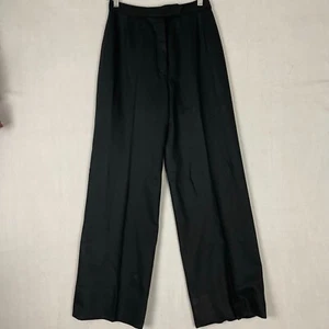 Vintage Evan Picone Women's Size 10 Black Pleated Straight Dress Pants - Picture 1 of 15