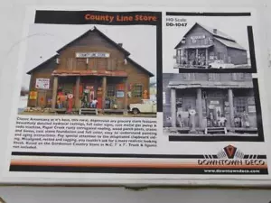 HO Gauge Downtown DECO County Line General Store Shop Model Train Building - Picture 1 of 2