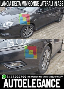 MINIGONNE LATERALI ABS PER LANCIA DELTA III 2008-2014 SOTTO PORTA SPORT - Imagen 1 de 12