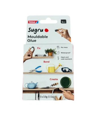 Sugru by Tesa - Súper pegamento para todo uso, pegamento artesanal moldeable para interiores y exteriores Foto 1 de 3
