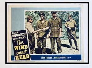 Vtg Orig Movie Theater Lobby Card The Wind Cannot Read 1958 Dirk Bogarde 11x14 - Picture 1 of 2